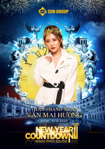 Mai Văn Hương hoá thân thành Thần Thanh Xuân tại Countdown 2021 Nam Phú Quốc