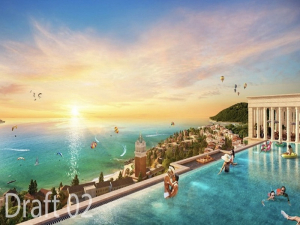 Hồ bơi tràn bờ tại Hillside Phú Quốc