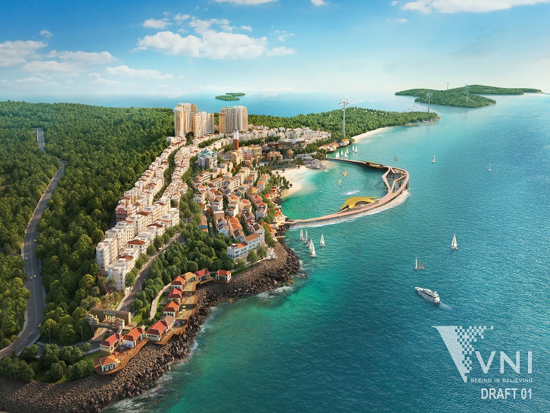 căn hộ trên đồi view biển Căn hộ Hillside trên sườn đồi hướng biển