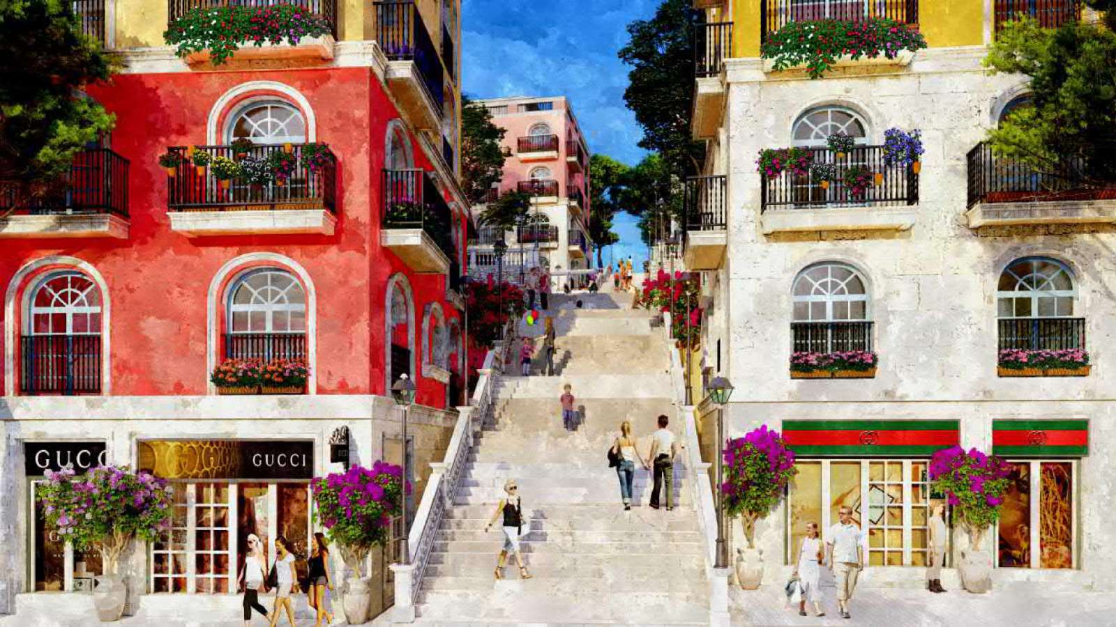 Hillside với phong cách Taormina