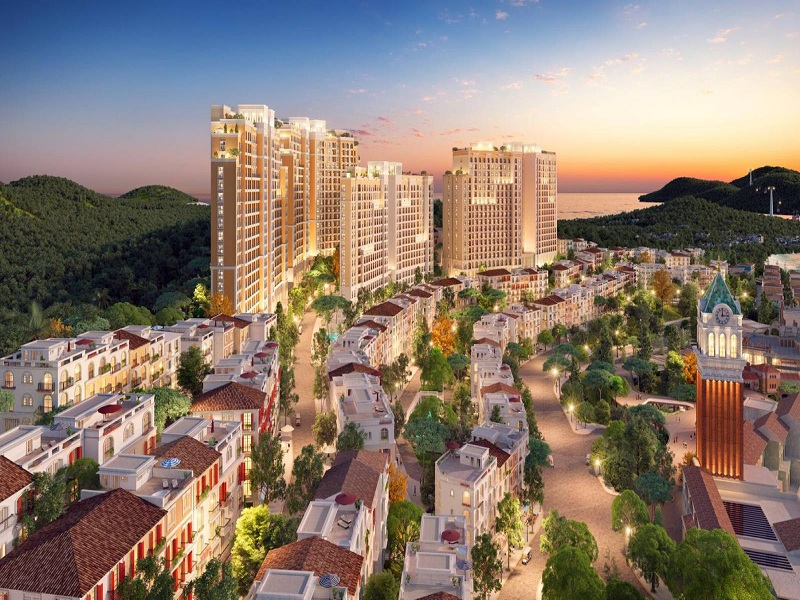 shophouse The Center tại tâm mạch thị trấn Địa Trung Hải