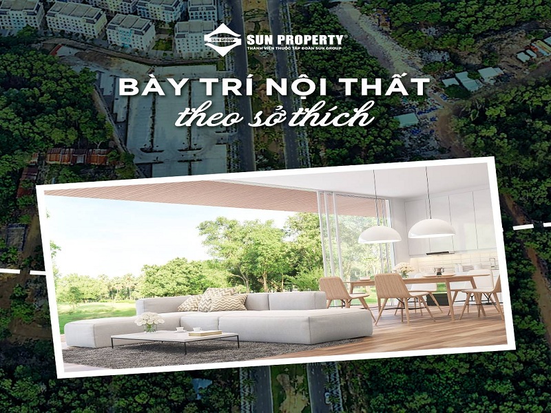 bày trí nội thất trong không gian sống