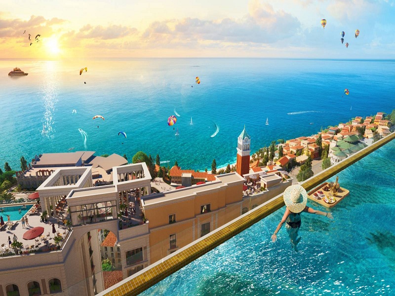 căn hộ sườn đồi Hillside bể bơi tại căn hộ Hillside