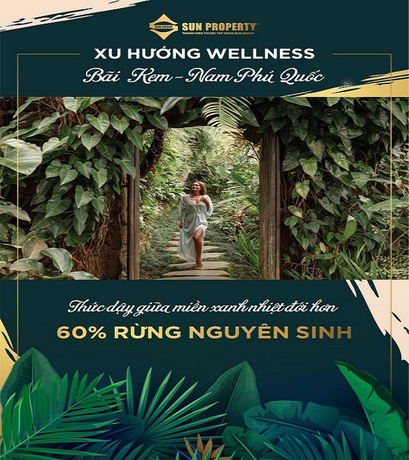 Không khí trong lành tại làng nhiệt đới bãi Kem