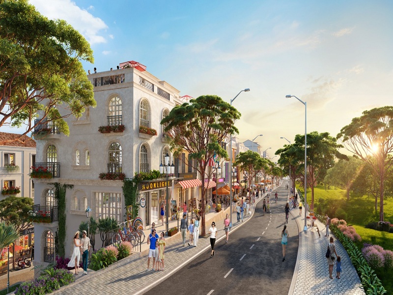 Độ tiếp cận của shophouse The Center