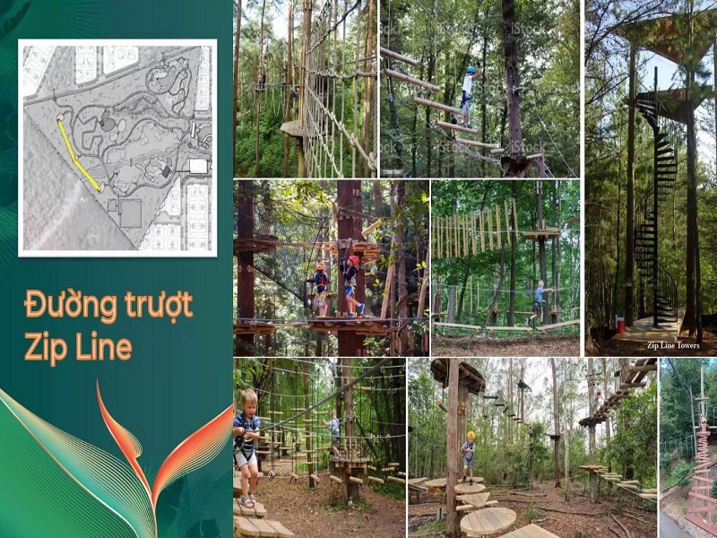 Zipline tại Sun Tropical