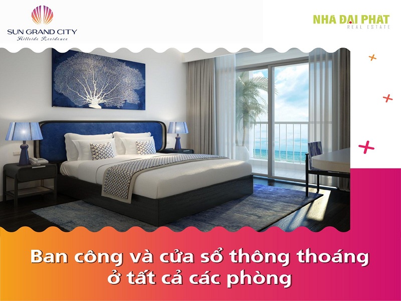 Nội thất The Sea trực diện biển