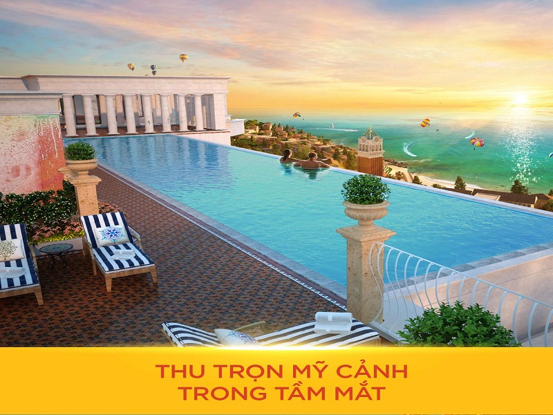 Check in tại bể bơi vô cực Hillside