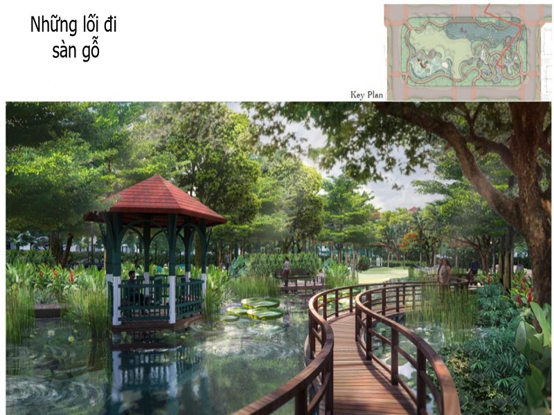 Những không gian xanh mát
