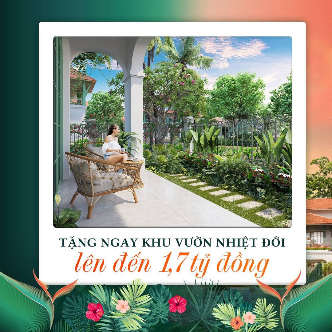 Mua biệt thự tặng khu vườn