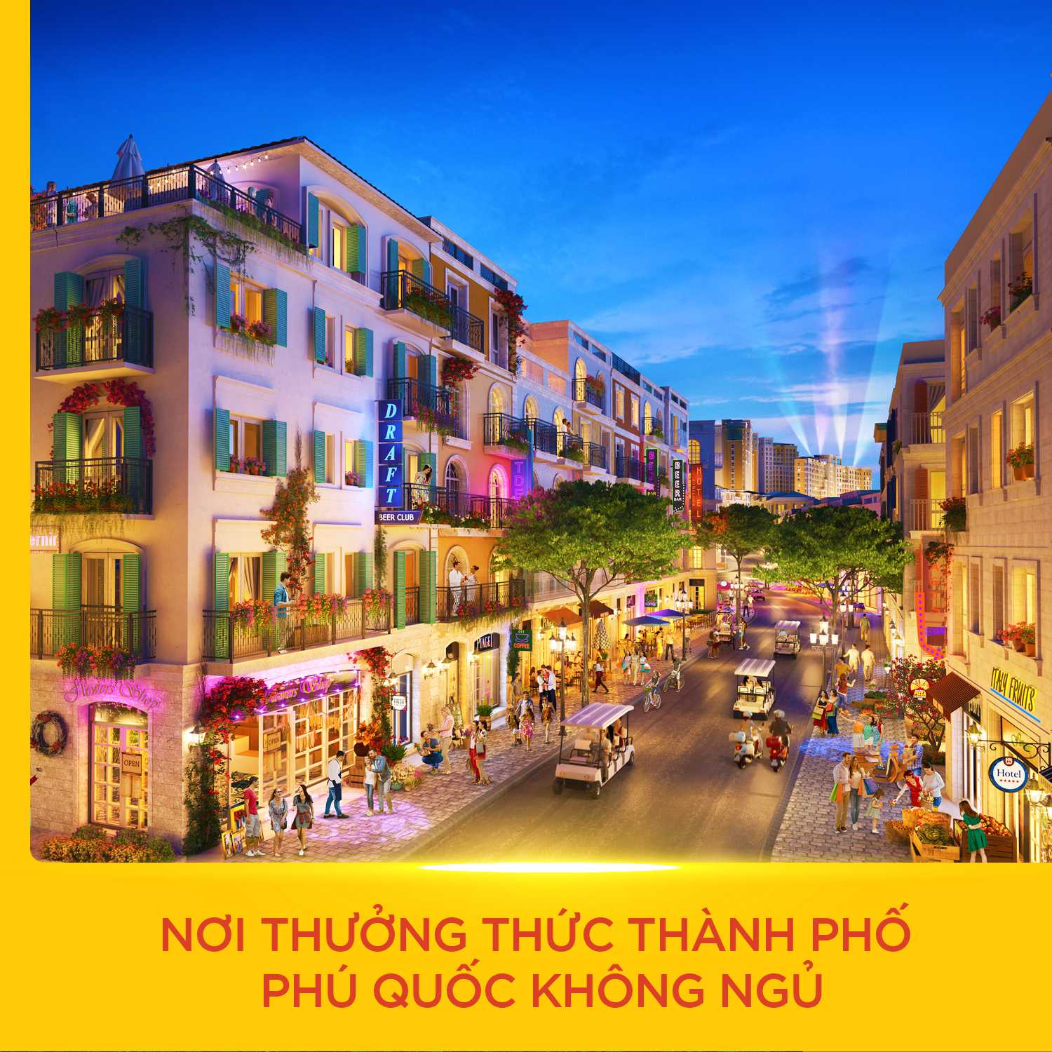Nơi thưởng thức thành phố không ngủ