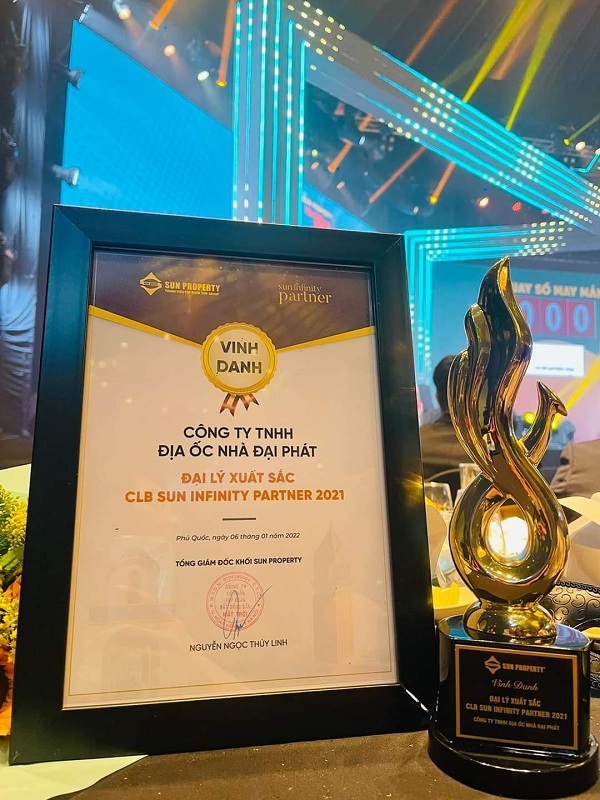 đại lý xuất sắc CLB Sun Infinity Partner 2021