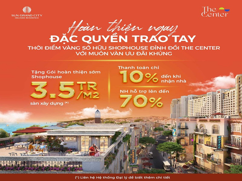 The Center tháng 03/2022 tặng gói hoàn thiện