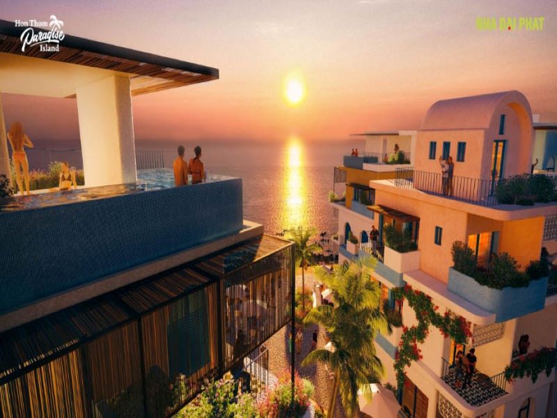 Cảm hứng kiến trúc Santorini