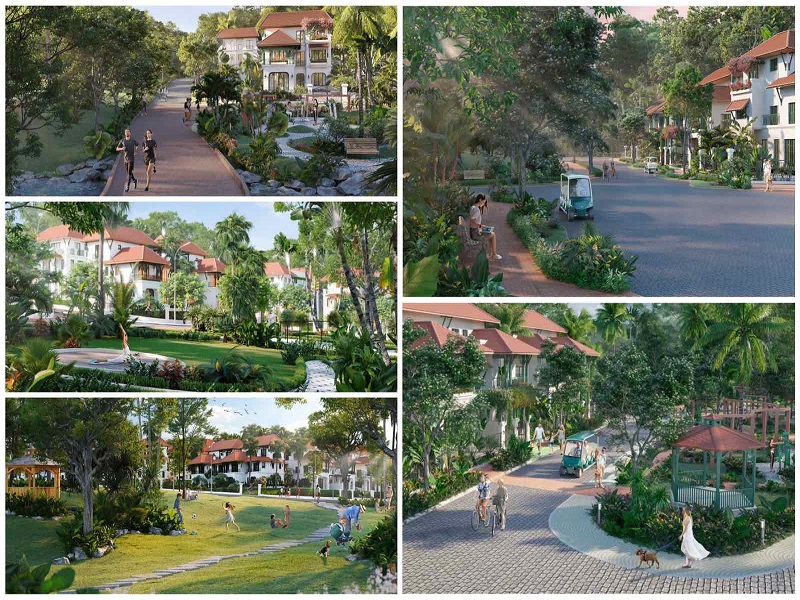 Bức tranh tại ốc đảo wellness