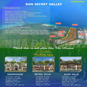 Phân khu The Avenue Sun Secret Valley