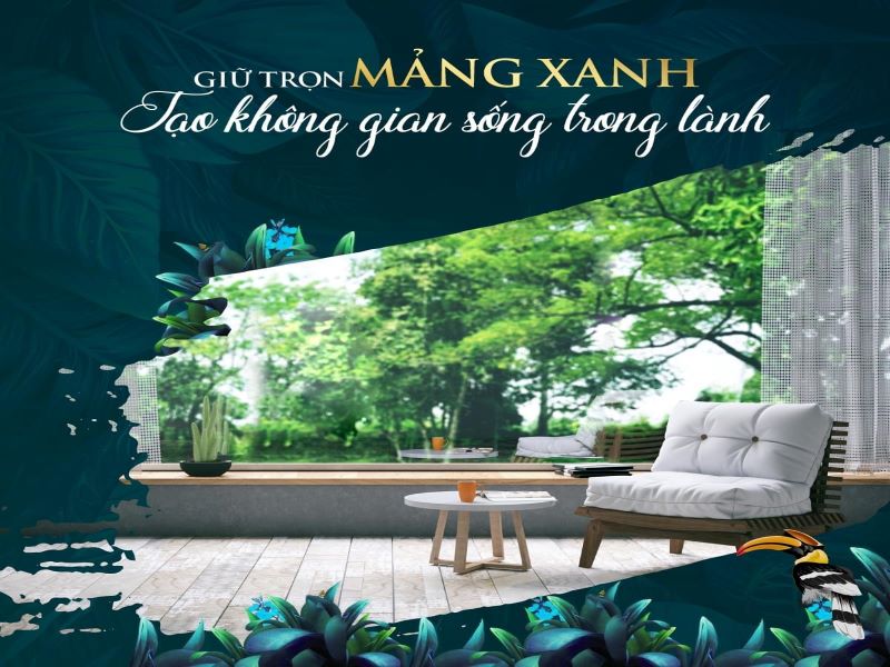Mảng xanh thiên nhiên tại Sun Secret Valley Bãi Dài