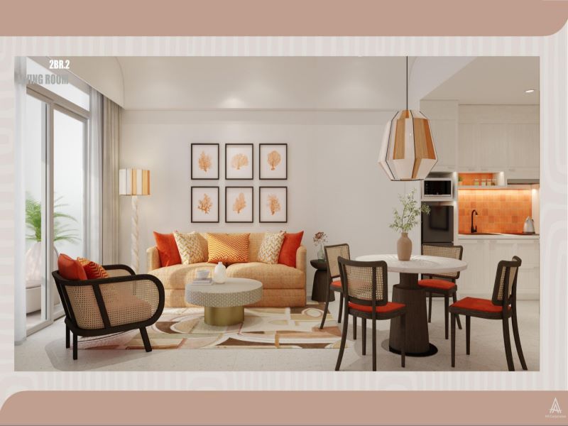 Nội thất căn hộ cao cấp Hillside
