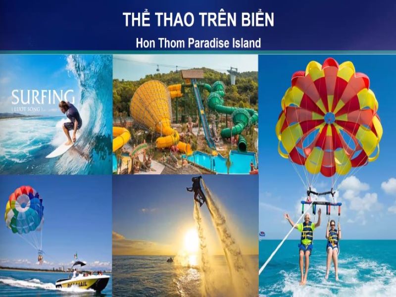 Vui chơi tại Hòn Thơm