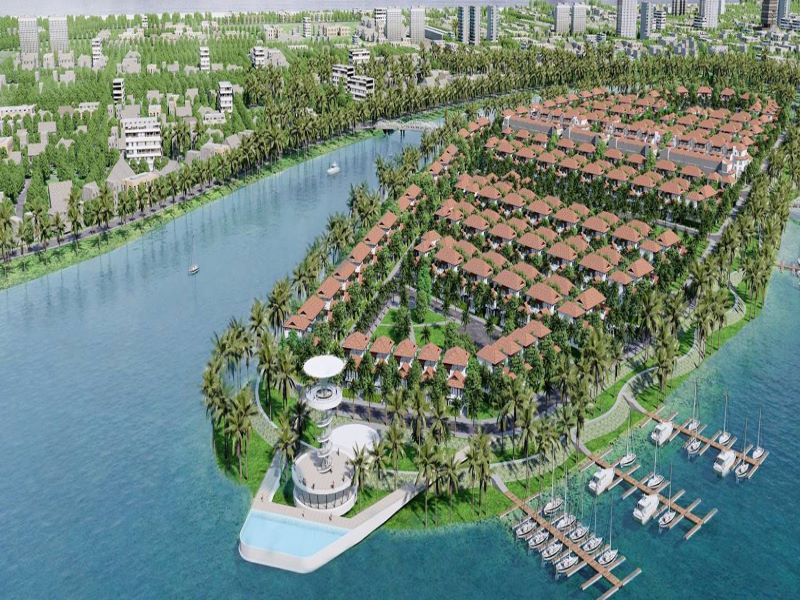 Sân golf mặt nước đảo Ánh Dương