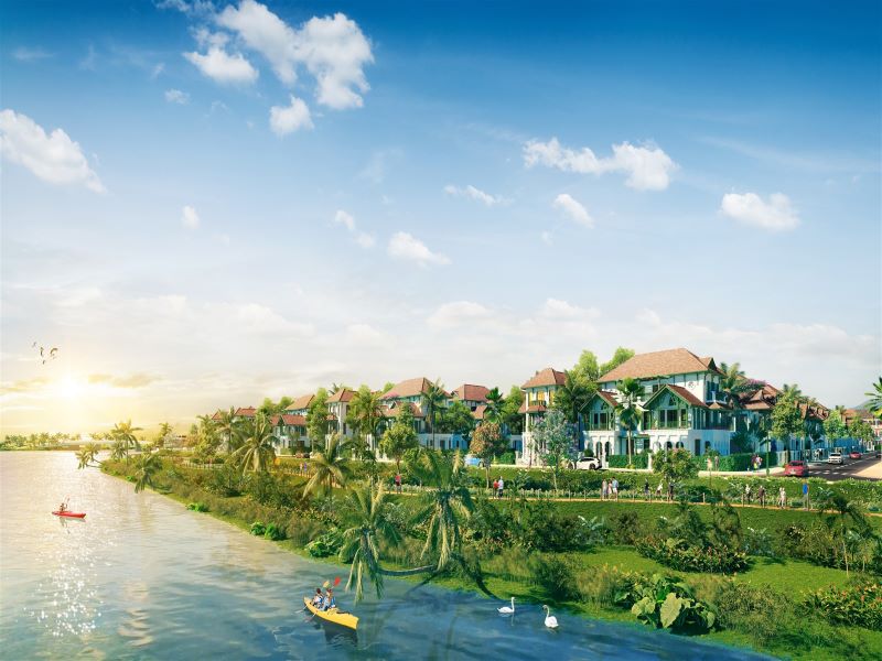 Biệt thự cao cấp ven sông