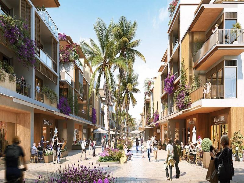 Shophouse Paradise Walk tháng 11/2022